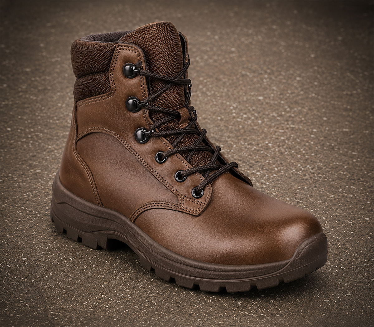 Magnificent Brown Utility Boot