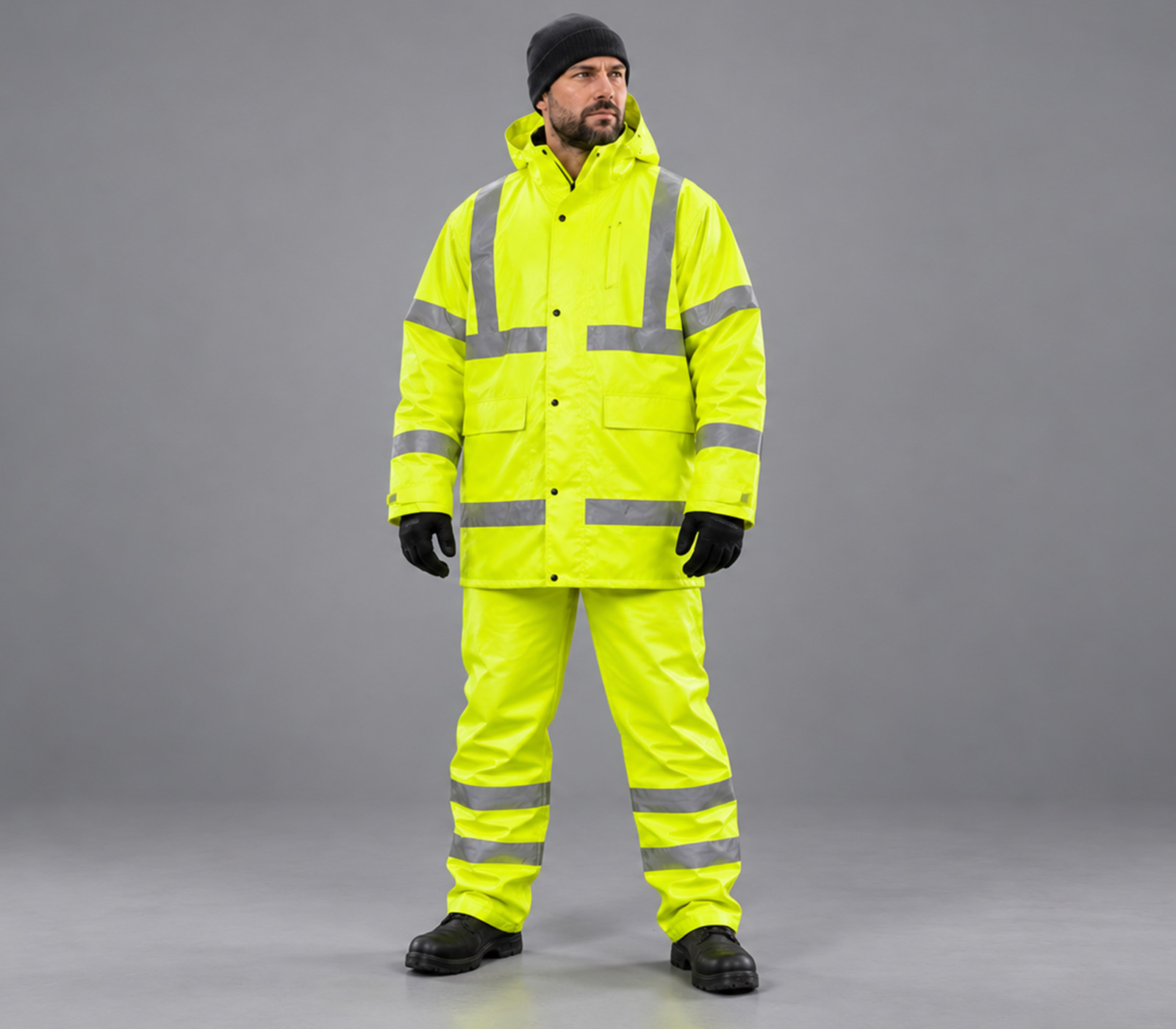 Hi-Viz Rain Jacket