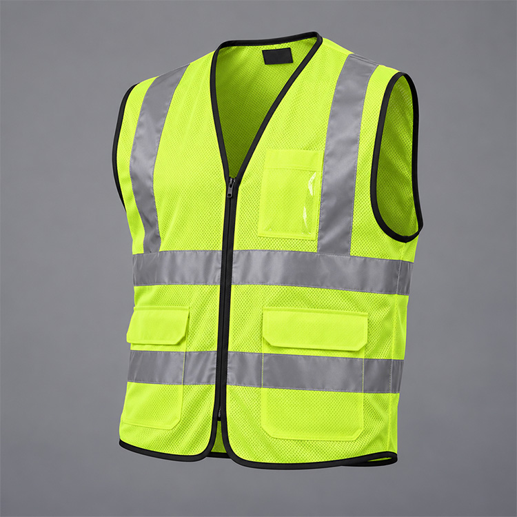 Hi-Viz Reflective Vest, front, isolated