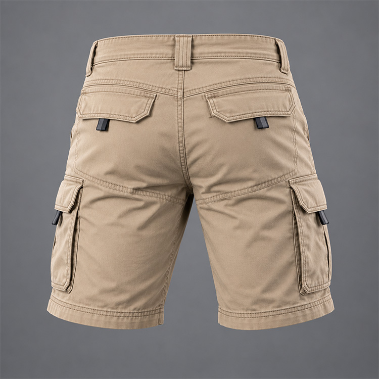 Tactic 14 Cargo Shorts back, isolated