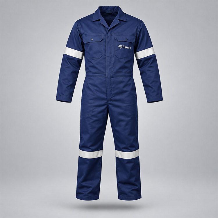 D59 Flame Boilersuit (Eskom) front, isolated
