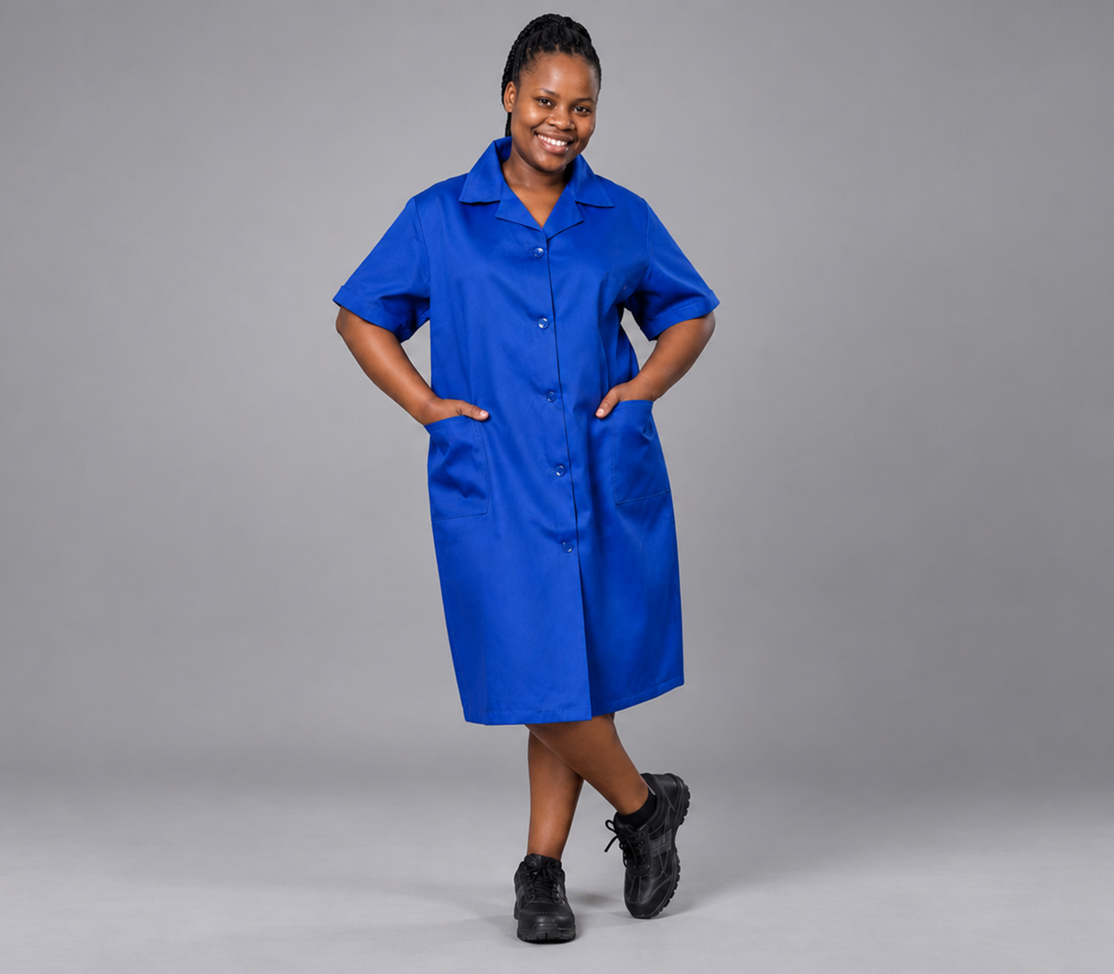 Model wearing the Ladies Canteen Coat
