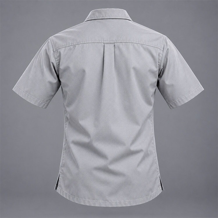 Mens Flame Long/Short Sleeve Shirt (Eskom) back, isolated