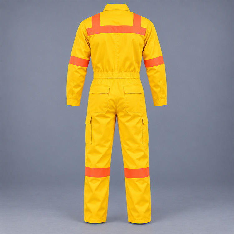 Sasol Mining Boiler Suit D59 back, isolated