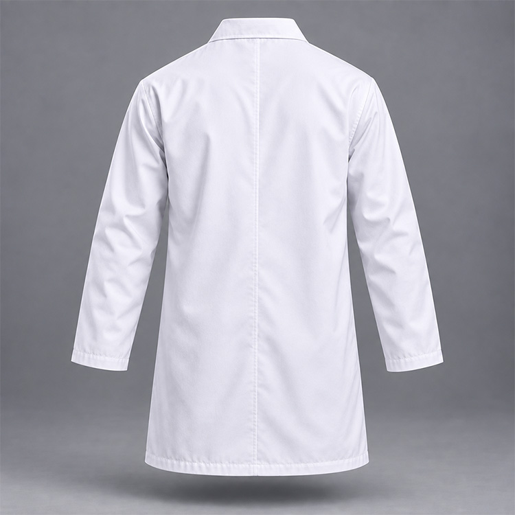 Standard Button Up Dustcoat back, isolated