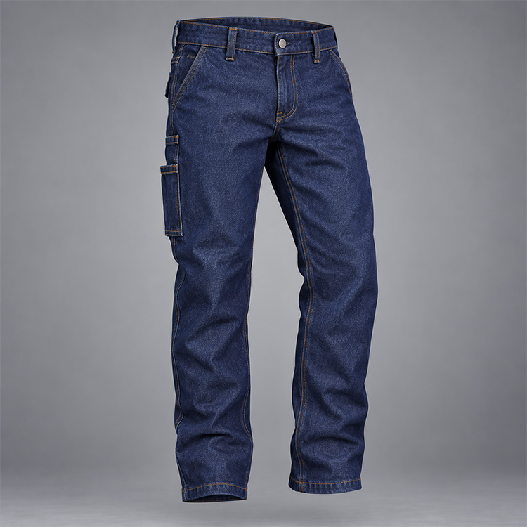 Standard Denim Suit back, isolated